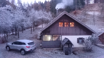 A frozen morning at Breg House